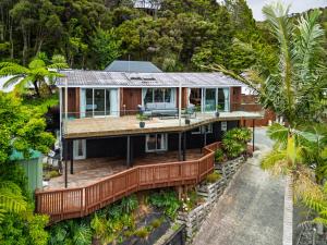 En have udenfor Paihia Hilltop Villa