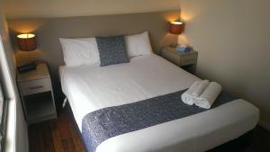 Katil atau katil-katil dalam bilik di Oval Motel - Murray Bridge