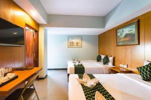 TV a/nebo společenská místnost v ubytování Hadi Poetra Hotel