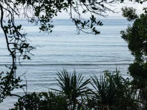 a view of the ocean through the trees at Elysium Noosa Resort - MGallery Collection in Noosa Heads