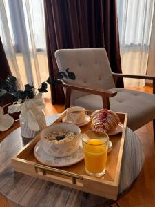 Morgenmad for gæster der bor på Apart Hotel 5