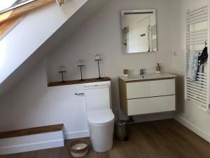 Et badeværelse på Entre Doëlan et Le Pouldu