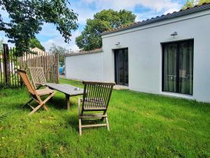 Zahrada ubytování Maison plain-pied avec jardin