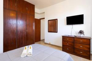 TV a/nebo společenská místnost v ubytování Acogedor apartamento céntrico.