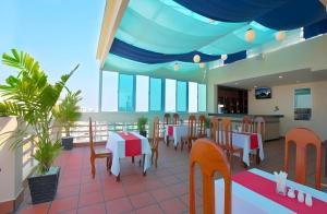 En restaurant eller et andet spisested på Kirirom Crystal Hotel