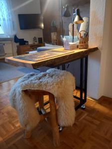 Kuchyň nebo kuchyňský kout v ubytování Harz-Fewo-Wolf