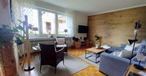 TV a/nebo společenská místnost v ubytování Harz-Fewo-Wolf