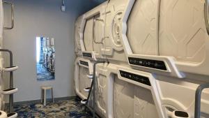 Kuchyň nebo kuchyňský kout v ubytování Kochipods