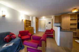 Posezení v ubytování Lo Chalet nel cuore di Courmayeur