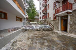 Balkón nebo terasa v ubytování Lo Chalet nel cuore di Courmayeur