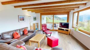 Posezení v ubytování Edelweiss Lanezzi