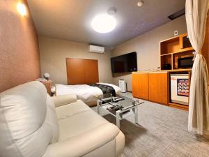 TV a/nebo společenská místnost v ubytování HOTEL Fiore Nakagawa -Adult Only- LOVE HOTEL