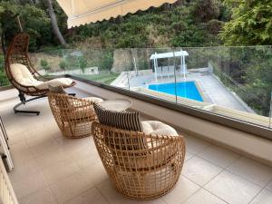 Swimmingpoolen hos eller tæt på ELiELani Oasis - 9x4 m Private Pool Villa