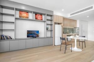 Η κουζίνα ή μικρή κουζίνα στο Tranquil Studio in Schofields +8 φωτογραφίες