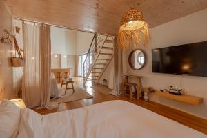 En eller flere senge i et værelse på 제주 무이펜션 + 103 billeder