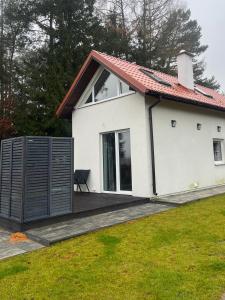 Bygningen som feriehuset ligger i