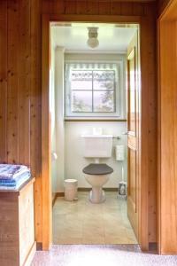 a bathroom with a toilet and a window at Apartment Hautle by Interhome in Eggerstanden - Appenzell