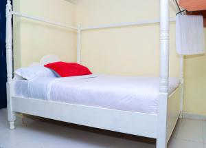 Postel nebo postele na pokoji v ubytování Nivana studioBnB