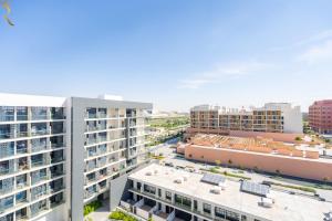 Udsigt til Abu Dhabi eller udsigt til byen taget fra lejligheden