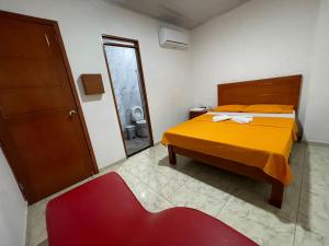 Postel nebo postele na pokoji v ubytování Hoteltokiio