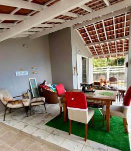 Et opholdsområde på Casa de Praia à Beira-Mar - Costa Bela