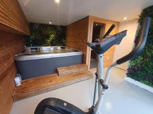 Fitnesscentret og/eller fitnessfaciliteterne på L 'ancienne vigne by hd - Gîte & Spa