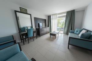 Posezení v ubytování Afytos Akcay Tatil Koyu