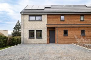 Bygningen som feriehuset ligger i