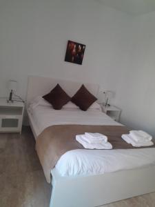 En eller flere senge i et værelse på Aurora3 Vandelvira - Alojamiento casco histórico