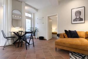 Posezení v ubytování Design-Suite Am Markt