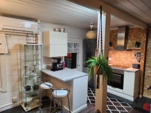 Nhà bếp/bếp nhỏ tại Villa salonkylä