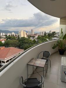 En balkon eller terrasse på Alto valle
