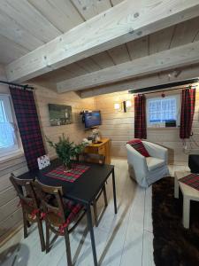 Posezení v ubytování Szyszkowy Zakątek