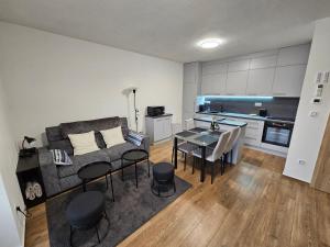 Køkken eller tekøkken på Apartmán Moravští vlci