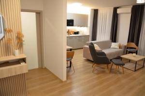 Posezení v ubytování Apartmán Pohoda Trenčianske Teplice