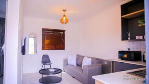 Kuchyň nebo kuchyňský kout v ubytování FUSH guesthouse