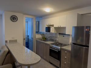 Nhà bếp/bếp nhỏ tại Casona Apartament