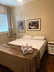 Postel nebo postele na pokoji v ubytování Moinhos De Vento - Dinarte Ribeiro