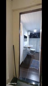 Køkken eller tekøkken på Pousada Cantinho e Sossego casa 5