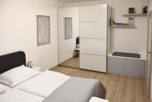 Postel nebo postele na pokoji v ubytování Apartmán Pohoda Trenčianske Teplice