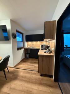 Køkken eller tekøkken på Ferienwohnung Mein Platz im Harz