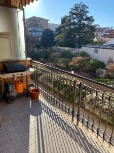 En balkon eller terrasse på Casa del Sole