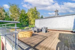 Balkón nebo terasa v ubytování Studio cosy a 5mn du Kirchberg