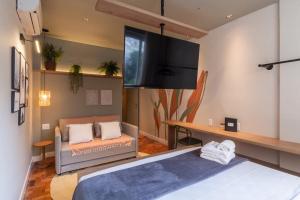 En eller flere senge i et værelse på 3 minutos da Praia de Copacabana - NSC505