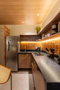 Køkken eller tekøkken på 3 minutos da Praia de Copacabana - NSC505 + 11 billeder