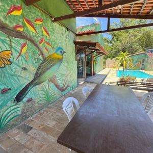 Πισίνα στο ή κοντά στο Chales da Lua Juquehy