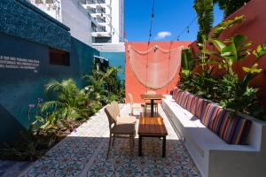 Et opholdsområde på Hotel Libreria Cafe de Pombal