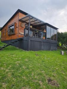 Zahrada ubytování Cabaña Entre montañas La Calera