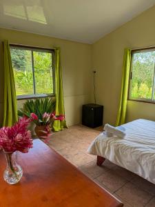 En eller flere senge i et værelse på Selva Partners La Fortuna + 23 billeder