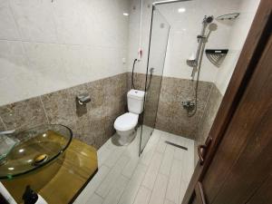 Koupelna v ubytování hotel "Riverside Mestia"